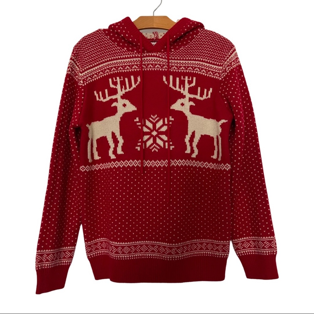 Christmas Sweater in Red Women’s Size: Large